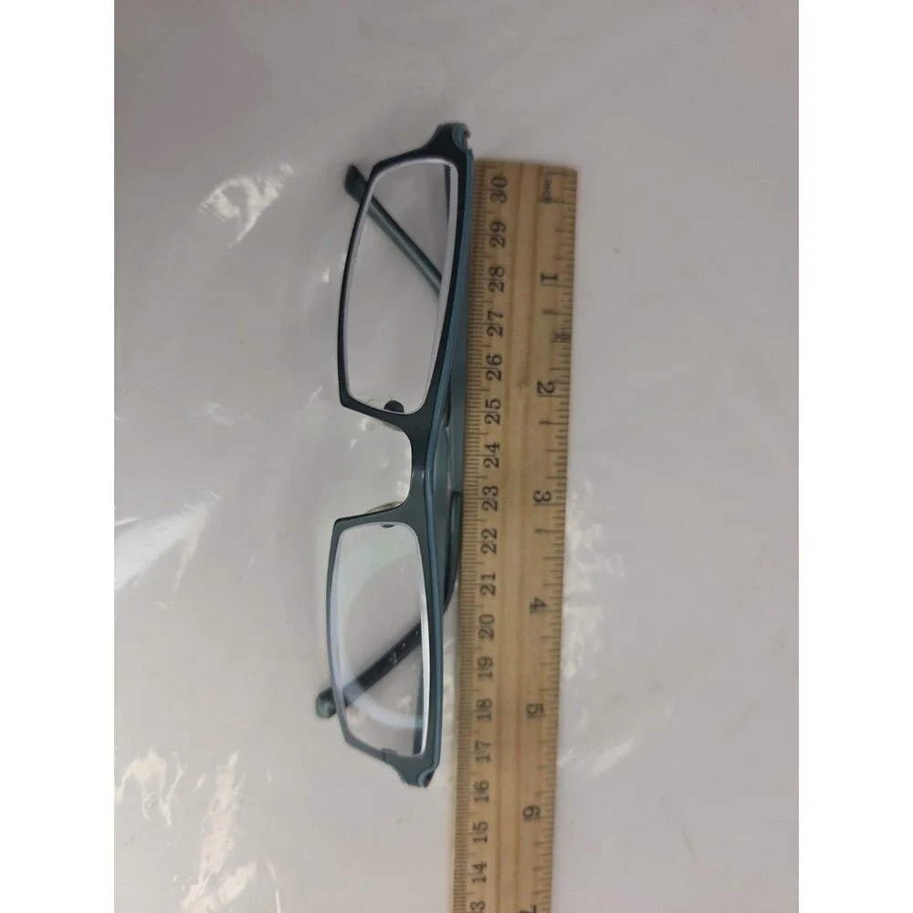 Vintage PRO DESIGN DENMARK 1335 PURE TITANIUM EYEGLASS Frames Only Turquoise